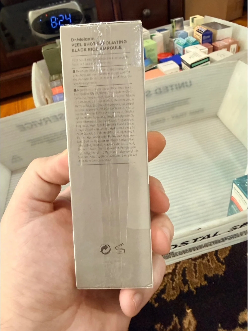 Dr.Melaxin Peel Shot Exfoliant Rice Ampoule 80ml